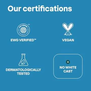 ATTITUDE Mineral Sunscreen for Baby and Kids, EWG Verified, Broad Spectrum UVA/UVB, Dermatologically Tested, Plant and Mineral-Based Formula, Vegan, SPF 30, Unscented, 2.6 Oz