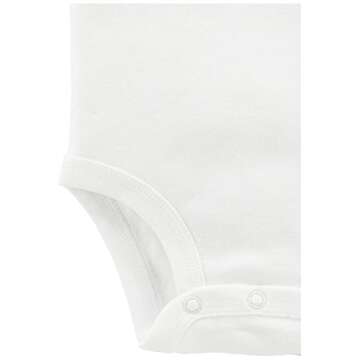 Simple Joys by Carter's Baby 7-Pack Long Sleeve Bodysuit, White, 3-6 Months