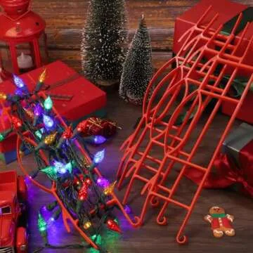 RUODON Holiday Lights Storage Holders & Bag Set for 164 Feet