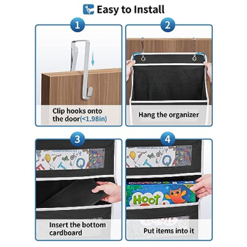 JARLINK Over The Door Organizer - 5 Shelf Storage Solution