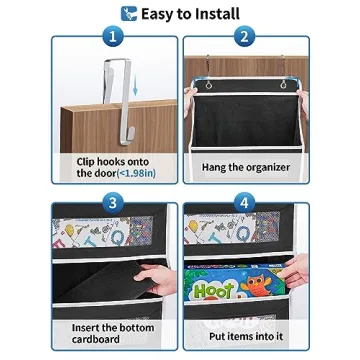 JARLINK Over The Door Organizer - 5 Shelf Storage Solution