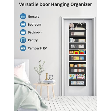 JARLINK Over The Door Organizer - 5 Shelf Storage Solution