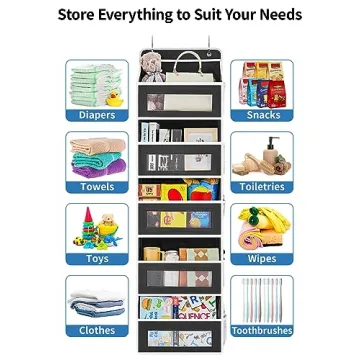 JARLINK Over The Door Organizer - 5 Shelf Storage Solution