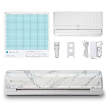 Silhouette Cameo 5 12 inch Vinyl Cutting Machine with Studio Software, Electric Tool and ES Mat Comp...