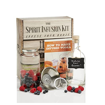 Spirit Infusion Kit - Infuse Your Booze - Alcohol Infusion Kit with Recipes to Make Over 70 Flavored...