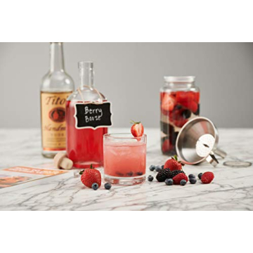 Spirit Infusion Kit - Infuse Your Booze - Alcohol Infusion Kit with Recipes to Make Over 70 Flavored Vodkas. This Liquor Infusion Kit Makes a Great Cocktail Gift!