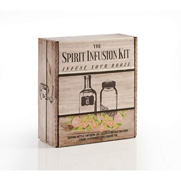 Spirit Infusion Kit - Infuse Your Booze - Alcohol Infusion Kit with Recipes to Make Over 70 Flavored Vodkas. This Liquor Infusion Kit Makes a Great Cocktail Gift!