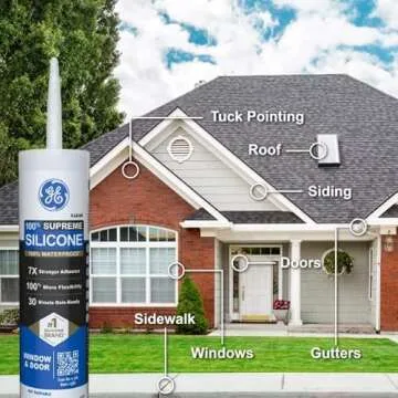 GE Supreme Silicone Caulk – 100% Waterproof & Strong Adhesion