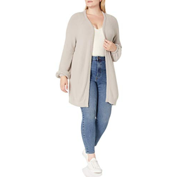 The Drop Women's Fuzzy Belle Sleeve Cardigan - Cozy Style