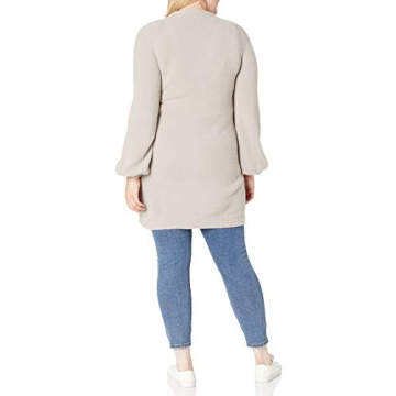 The Drop Women's Fuzzy Belle Sleeve Cardigan - Cozy Style