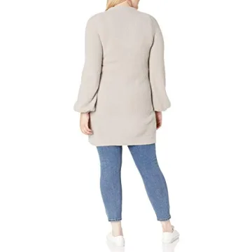 The Drop Women's Fuzzy Belle Sleeve Cardigan - Cozy Style