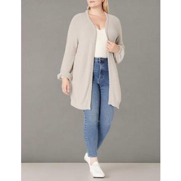 The Drop Women's Fuzzy Belle Sleeve Cardigan - Cozy Style