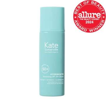 Kate Somerville HydraKate Illuminating Sunscreen Drops for face with 50+ SPF, Zinc Oxide and Mineral...