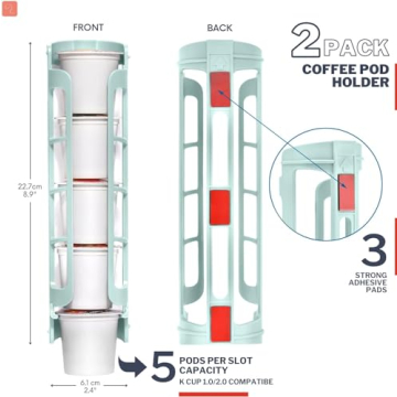 Stylish STORAGENIE K Cup Holder for Keurig - Space Saver