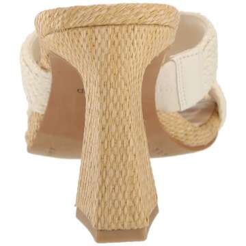 Dolce Vita Women's Nitro Sandal, White Raffia, 8