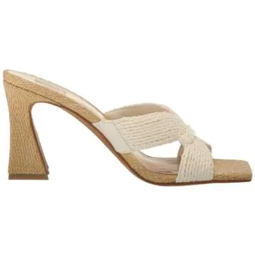 Dolce Vita Women's Nitro Sandal, White Raffia, 8