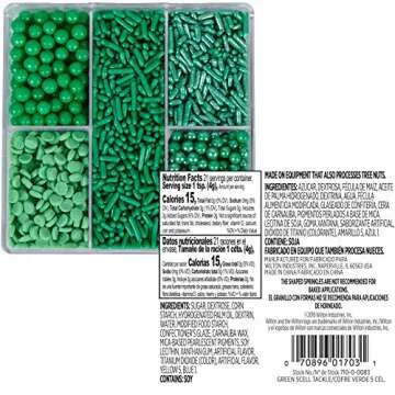 Wilton Blue, Green and Coral Sprinkles Tackle Box Set, 3-Piece