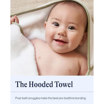 Lalo Hooded Baby Towel - Cozy Organic Cotton for Babies
