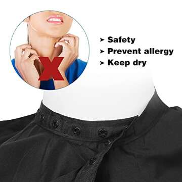 Professional Waterproof Barber Cape for All Ages