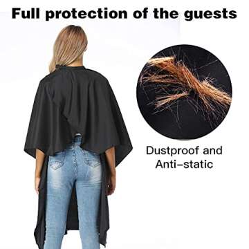 Professional Waterproof Barber Cape for All Ages