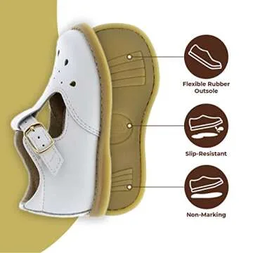 FOOTMATES Harper Mary Jane Shoes for Toddlers - Stylish & Comfortable