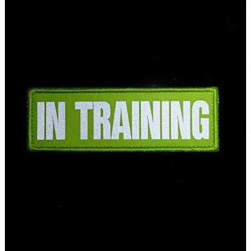 JUJUPUPS Reflective Dog Patches for Easy Dog Identification