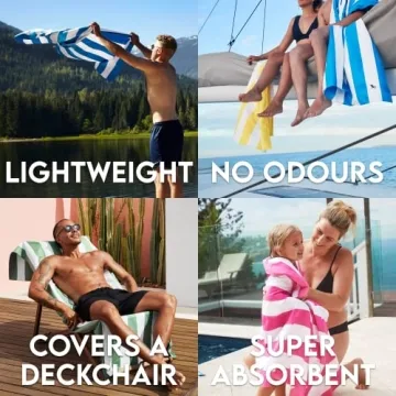 Dock & Bay Quick Dry Beach Towel - Sand-Free & Compact