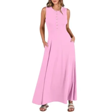 Stylish ANRABESS Maxi Sundress for Summer Comfort