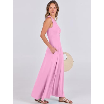 Stylish ANRABESS Maxi Sundress for Summer Comfort