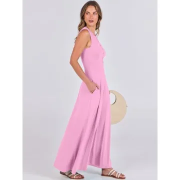 Stylish ANRABESS Maxi Sundress for Summer Comfort