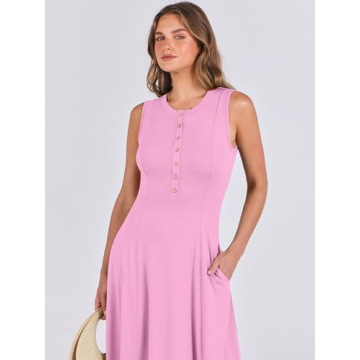 Stylish ANRABESS Maxi Sundress for Summer Comfort