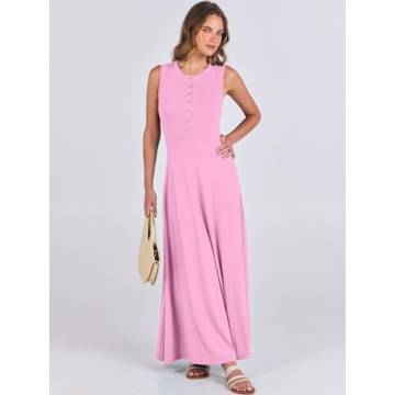 Stylish ANRABESS Maxi Sundress for Summer Comfort