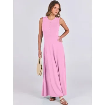 Stylish ANRABESS Maxi Sundress for Summer Comfort