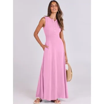 Stylish ANRABESS Maxi Sundress for Summer Comfort