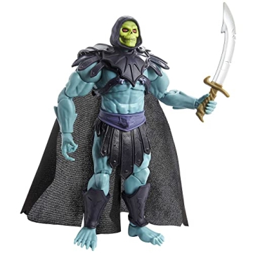 Masters of the Universe Masterverse New Eternia Skeletor Action Figure with Accessories, Collectible...