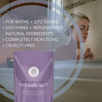 Pure Body Naturals Sitz Bath Salt for Postpartum Relief