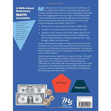 Math Level 3: Lessons for a Living Education