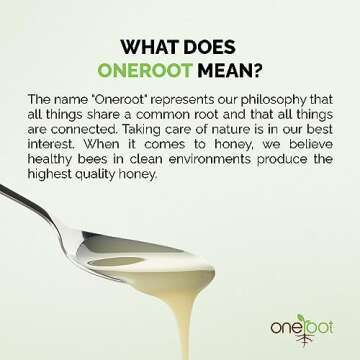 OneRoot Canadian Flower Honey 100% Pure Raw & Creamed