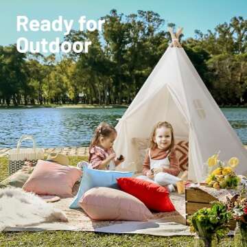 Kids Teepee Tent for Kids,Kids Play Tent for Girls & Boys, Gifts Playhouse for Kids Indoor Outdoor Games, Kids Toys House for Baby (Teepee Tent for Kids)