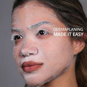 SKNBODY Original Viral Hair Identifier Spray with Dermaplaner Set, The First Spray for Facial Hair Removal, Includes 4 Razors for Dermaplaning and Face Shaving