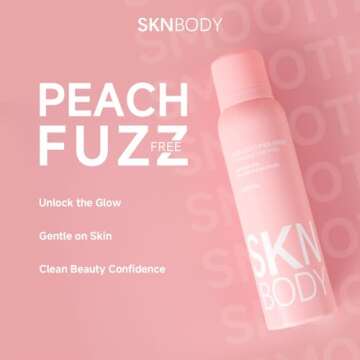 SKNBODY Original Viral Hair Identifier Spray with Dermaplaner Set, The First Spray for Facial Hair Removal, Includes 4 Razors for Dermaplaning and Face Shaving