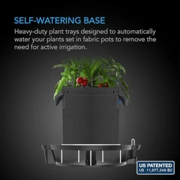 Self-Watering Fabric Pot Base for Easy Plant Care