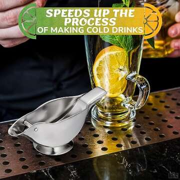 Bird Lemon Squeezer Stainless Steel - Lime Juice Press Lime Squeezer Bird Shaped Lemon Squeezer Manual Kitchen Gadgets - Orange Squeezer Manual Citrus Juicer Hand Held Juicer Squeezer