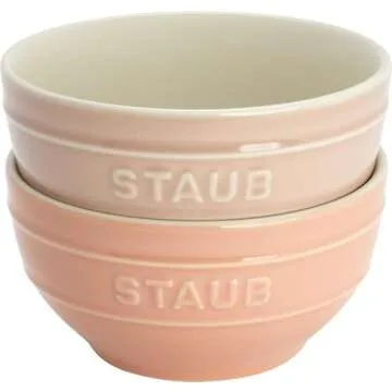 Staub Ceramic 6-pc 4.75-inch Small Universal Bowl Macaron Pastel Colors