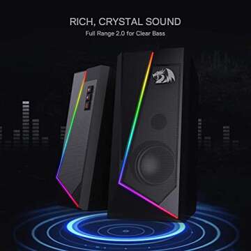 Redragon GS520 RGB Speakers with Enhanced Sound Quality