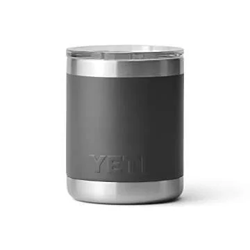 YETI Rambler 10 oz Lowball with MagSlider Lid, Durable Insulation