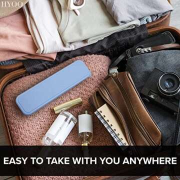 Eco-Friendly Wheat Straw Travel Silverware Set with Case