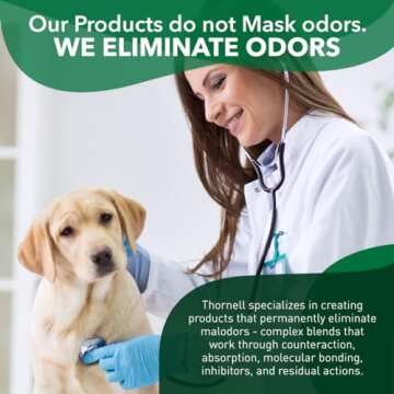 Odorcide, Thornell KOE Kennel Odor Eliminator Concentrate, Great for Cages, Runs, Floors & More, Pet Odor Eliminator for Home & Kennel w/Safe, Non-Enzymatic Formula, 16 oz, White – Not A Spray Bottle