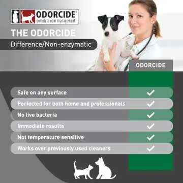 Odorcide, Thornell KOE Kennel Odor Eliminator Concentrate, Great for Cages, Runs, Floors & More, Pet Odor Eliminator for Home & Kennel w/Safe, Non-Enzymatic Formula, 16 oz, White – Not A Spray Bottle