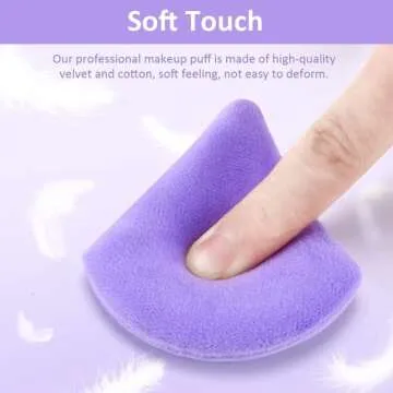 Triangle Powder Puffs for Flawless Makeup Application